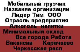 Мобильный грузчик › Название организации ­ Лидер Тим, ООО › Отрасль предприятия ­ Алкоголь, напитки › Минимальный оклад ­ 18 000 - Все города Работа » Вакансии   . Карачаево-Черкесская респ.